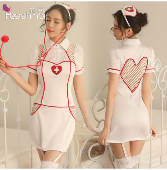FEE ET MOI Sexy Nurses Uniform (White)